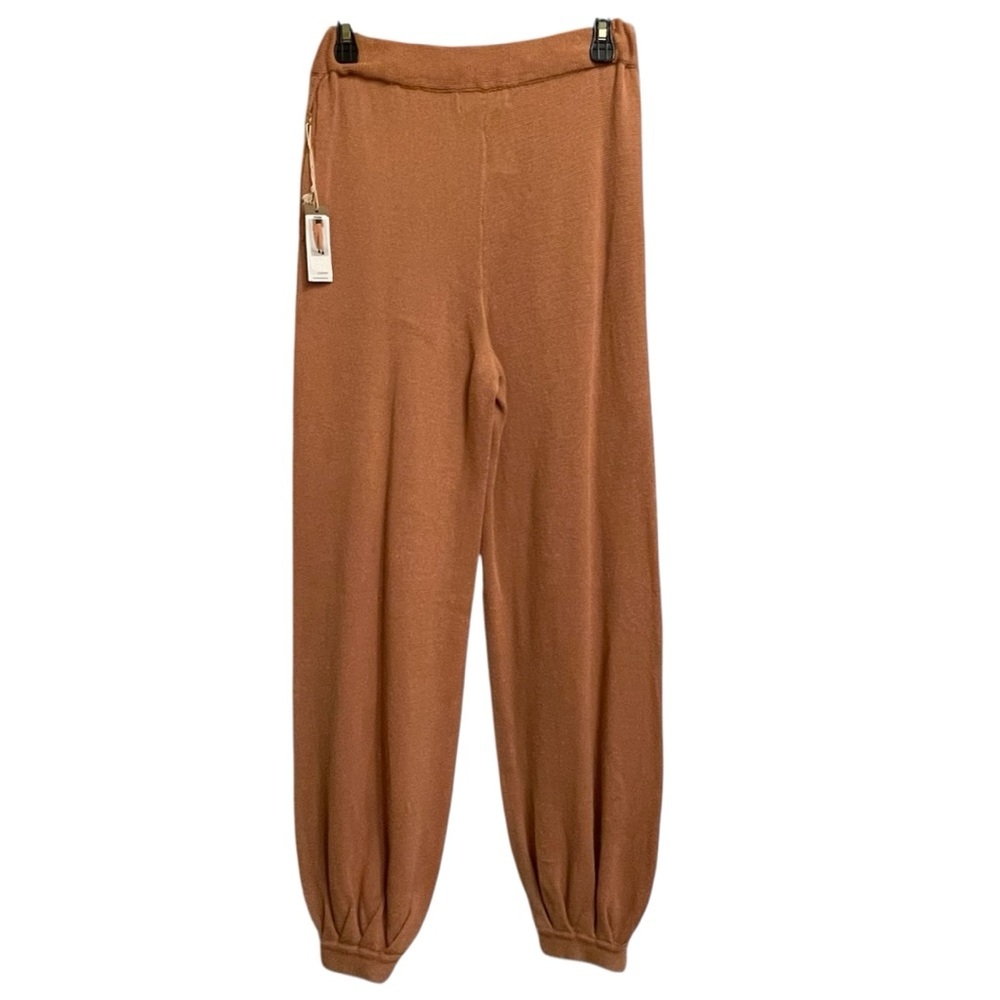 NWT Lucca Couture Maia Linen Cotton Knit Jogger and Duster Set in Clay Sz Small - Picture 8 of 14
